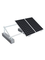 Structure au sol et toit plat